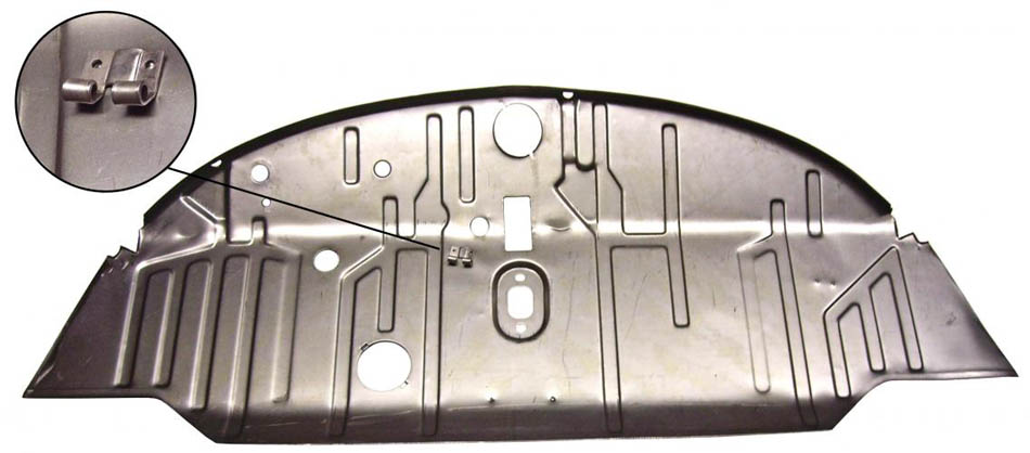 Bodenblech, Fhrerhaus, Bus T1,8.59-7.67