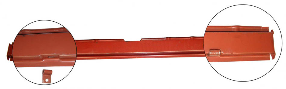 Quertrger zwischen Motorklappe und Heckklappe, 8.