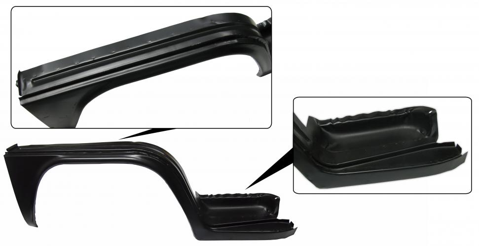 Kniestuk, kompleet, voor rechts, 8.72-