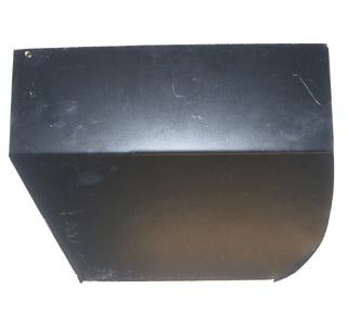 Plaat achter achterwiel, rechts