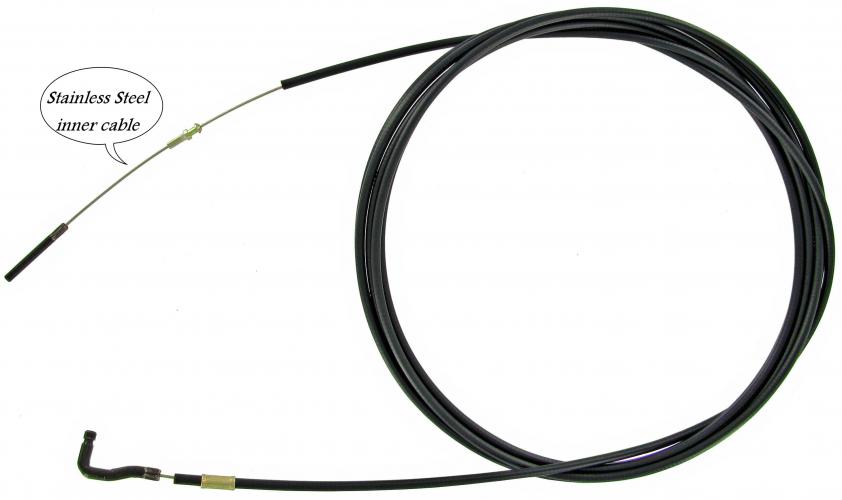 Heizungszug, links, 4113mm, Bus T2 8.71-7.72