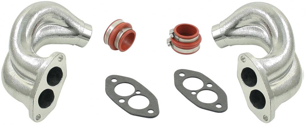 Inlaatspruitstukken dubbelpoorts, Paar