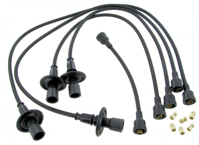Zndkabelsatz schwarz (Top-quality)