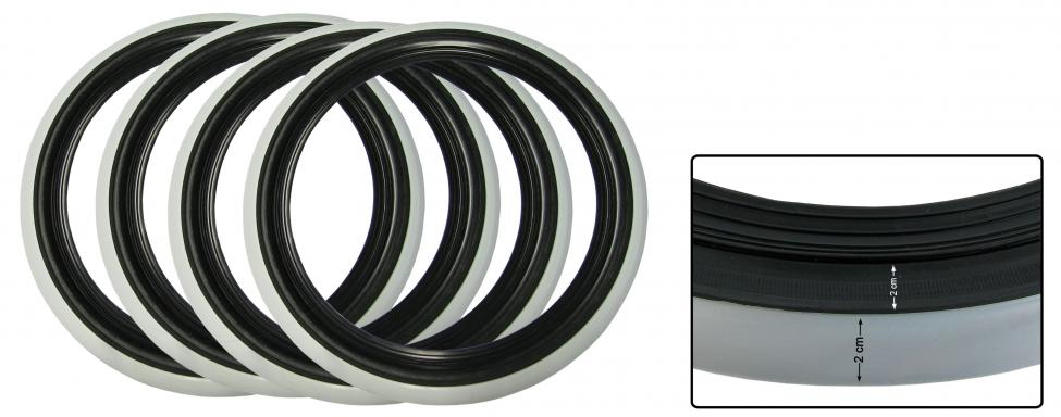 Bandringen, White line wall, 14"