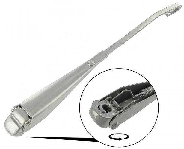 Scheibenwischerarm, silber, links / rechts, 8.64 - 7.67, Stck