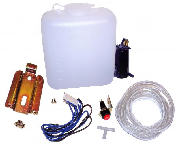 Ruitensproeier tank met elektrische pomp