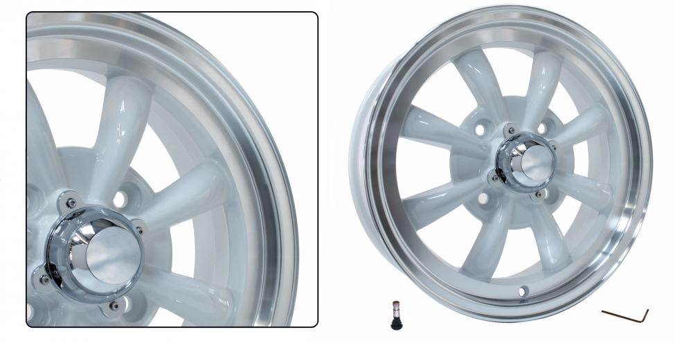 Empi 8 spoke White 5.5x15"