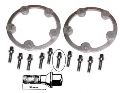 Spoorverbreder, 25mm, 5x205, 39mm bouten