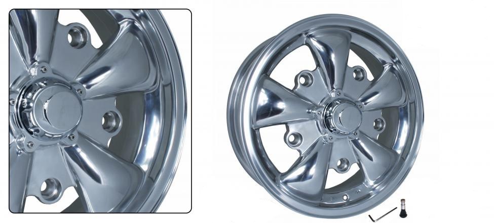 Empi 5 spoke Polished 5.5x15"