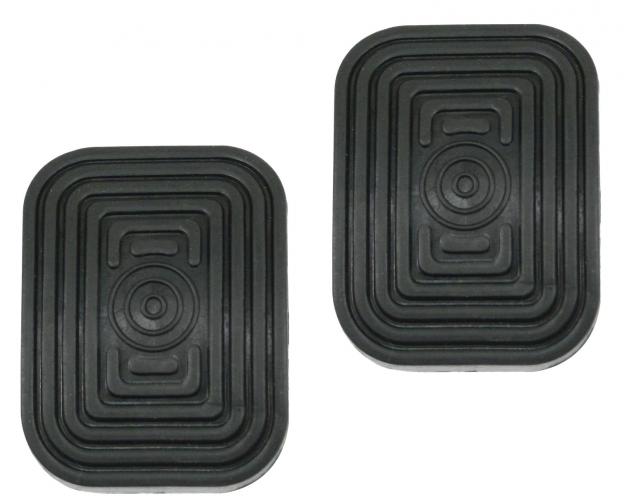 Pedaalrubber rem / koppeling, paar