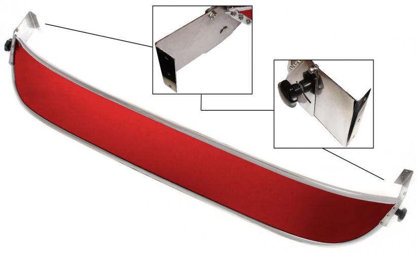 Zonnescherm, Bus T2, 8.67-7.79, rood