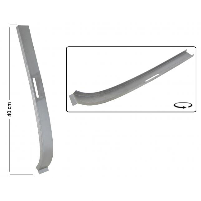 B-stijl, buiten, rechts, alleen buitenkant