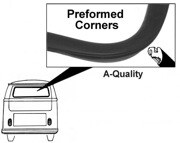 Achterraam rubber, .68 -.79