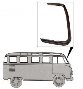 Vent-window seal, Bus T1, right