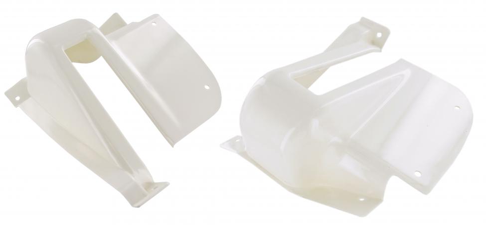 Scharnierabdeckungen, Bus T1, hinten, wei