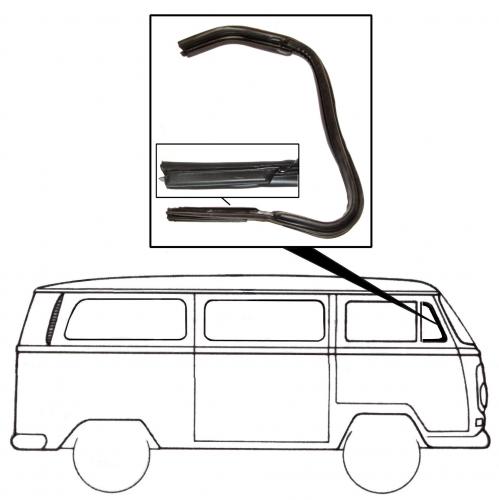 Dreiecksfensterdichtung, rechts, 8.67 - 7.79