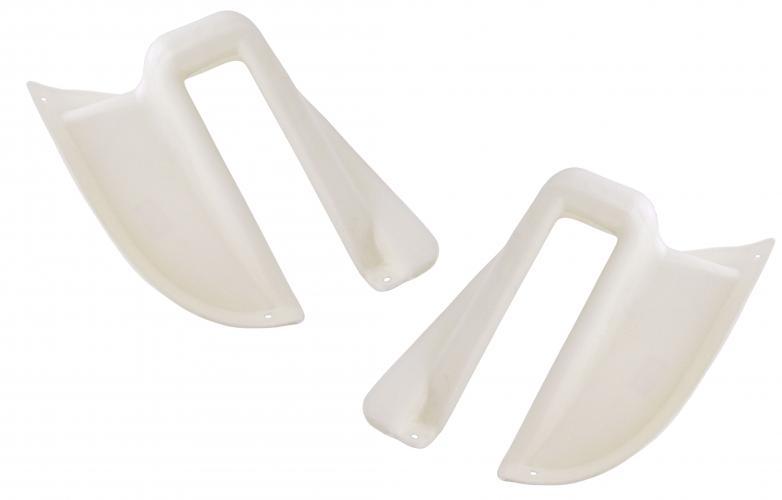 Scharniercover, Bus T2, achter, wit