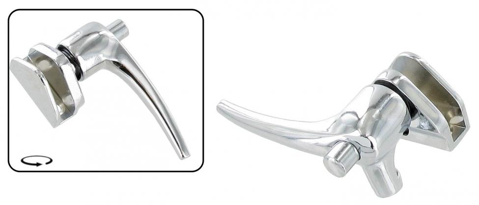Vent window lock, left, Bus T1 and beetle (Top-quality)
