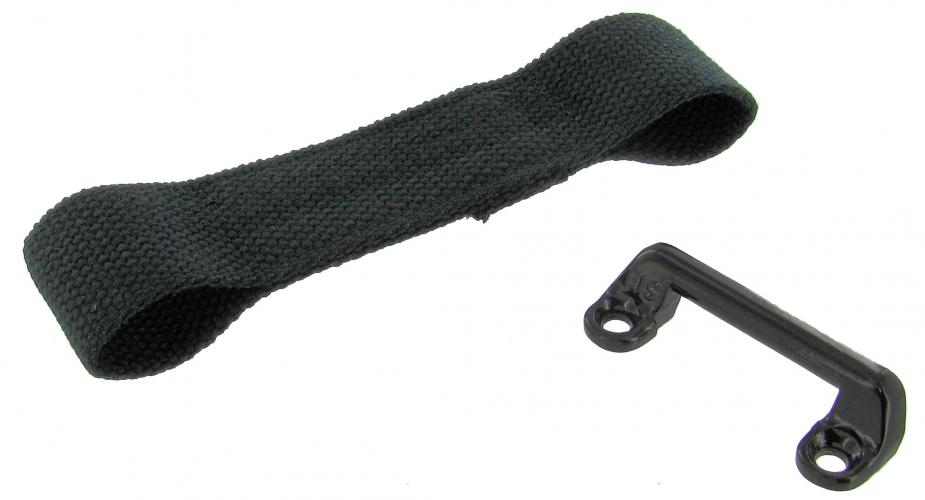 Deurvanger, klapdeur, zwart, 1.61-7.67