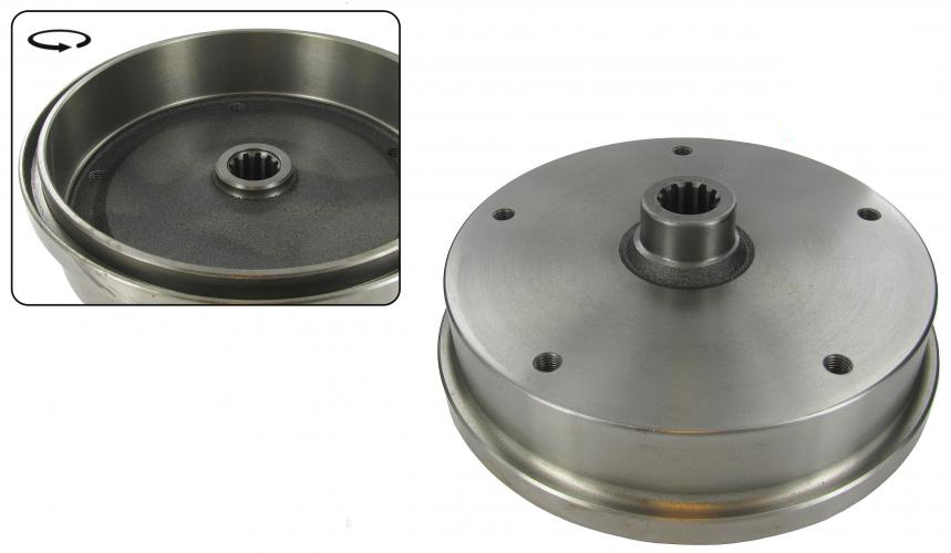 remtrommel, achter, 4x130 to 5x205