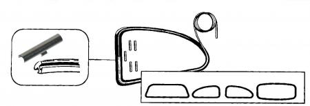 Plastic sierlijst set 8.71-7.77