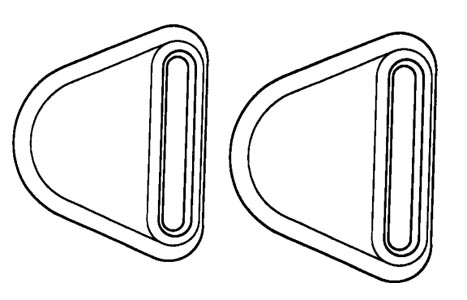 Bumpersteunrubber voor 1303