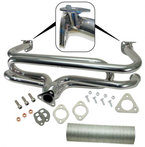 Auspuffschlange Sportauspuff 35mm keramisch, Phat boy & Stinger