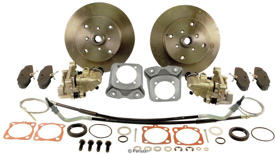 Rear axle disc brake kit, 10.57-7.67, 4x130, swing axle, EMPI