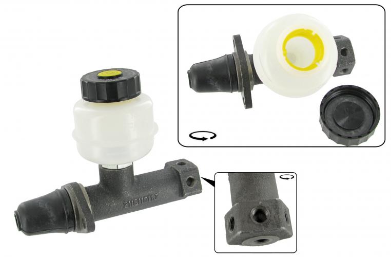 hoofdremcilinder, 22.2 mm, speciaal (Top-quality)