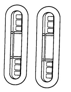 Bumpersteunrubber voor/achter 8.74-