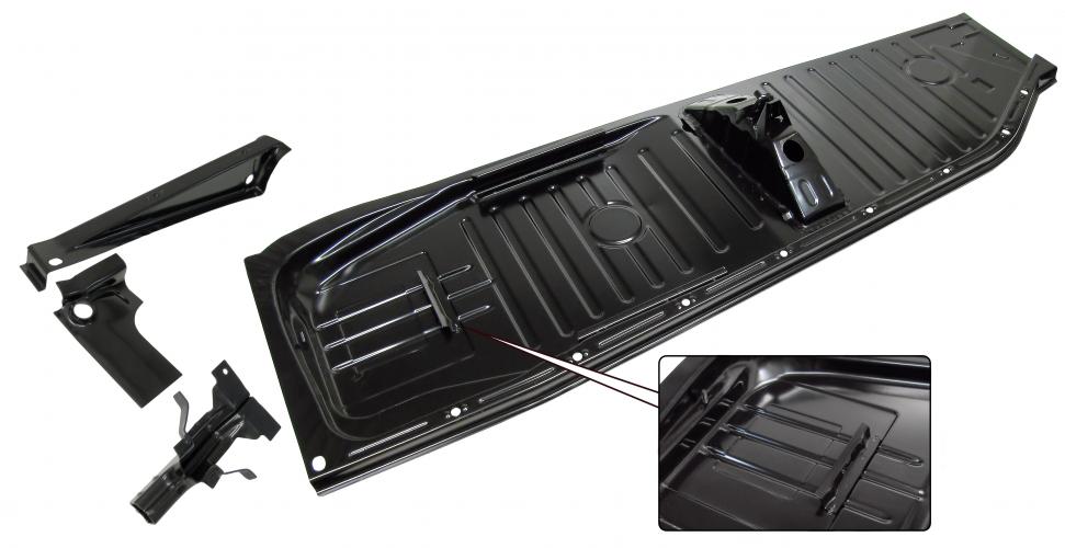 Floorpan complete right 8.72- (Top-quality)