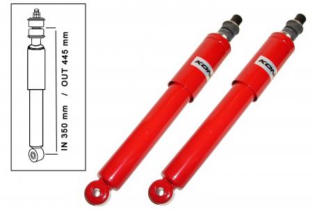 schokbreker, voor, KONI-rood, 1200-1500, Bj. 65-85, paar