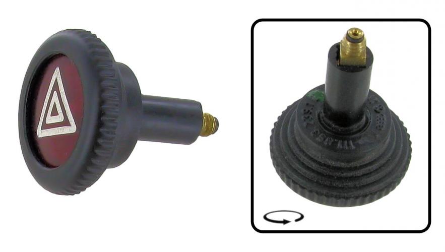 Knop alarmlicht schakelaar, 12 Volt