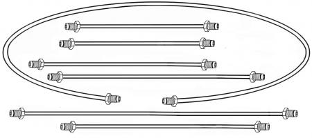 remleidingset, enkel-circuit, -9.57