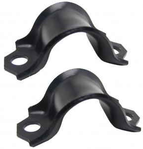 Clamp for sway bar rubber at frame head, 1302/1303, pair