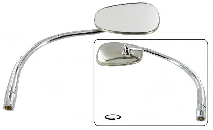 spiegel chrome, rechts (Top-quality)