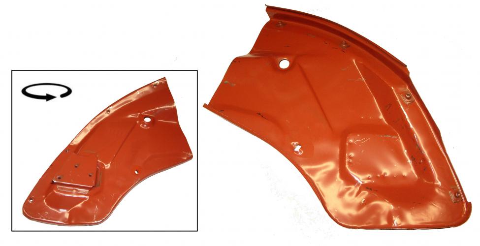 Bumpersteun beplating 67- links (Top-quality)