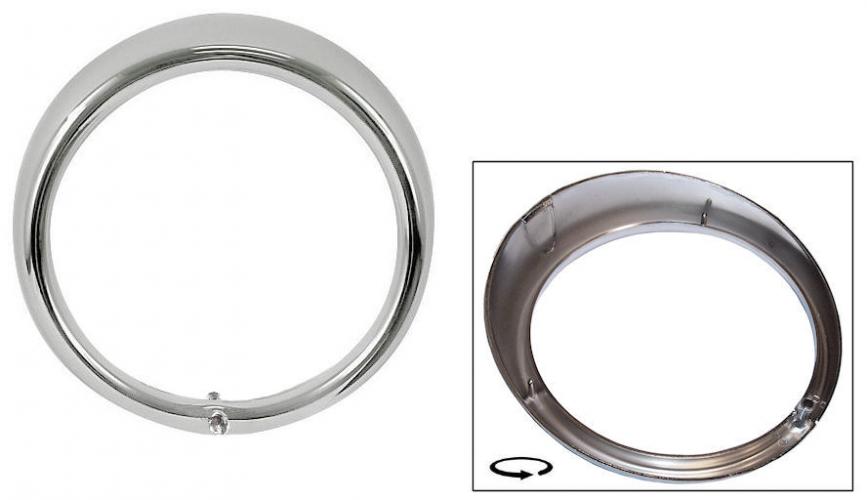 Scheinwerferring Plastik 8.73-