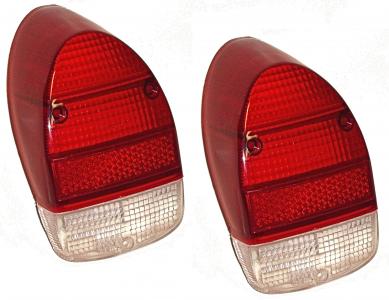 Achterlichtlenzen, rood-wit 8.67-7.72 (Budget-friendly)