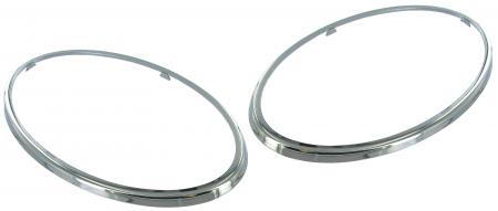 Achterlicht chroomring paar, 61-73