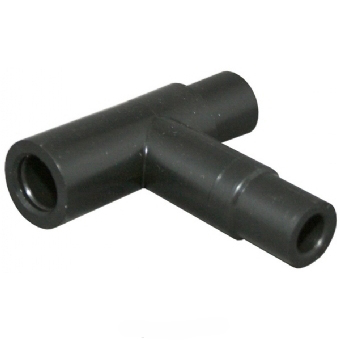 Connection hose, vacuum line, T-piece