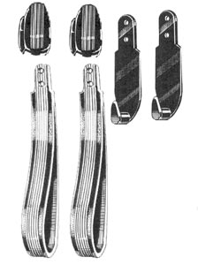 Handlus zwart 8.67-, paar