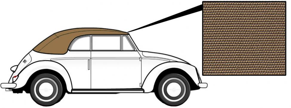 Cabriokap, canvas, beige, -7.57