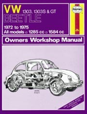 Owner Workshop Manual Beetle 1303 & 1303 S -.75 (English)
