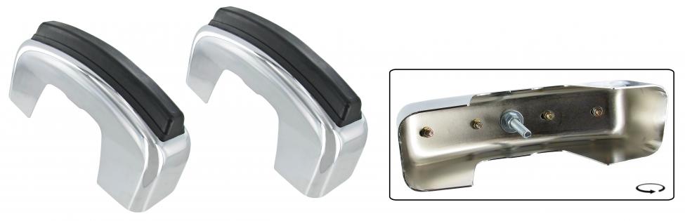 Bumperrozet voor Bumper zonder rubber, paar