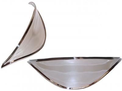 Scheinwerferschirmchen "FLAT-4" Edelstahl -7.67