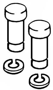 deurvanger, bout en zekering