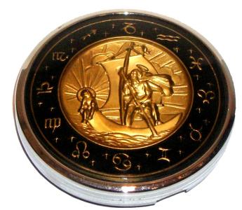 Claxonknop St. Christopher, Petry & Banjo