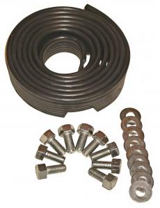 Wing beading black, with fender bolts