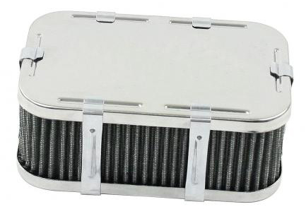 air filter, rectangular, height: 66 mm, Weber IDF/Dellorto DRLA
